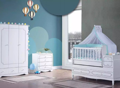 Wardrobe White Wood Cabinets children's room furniture design White